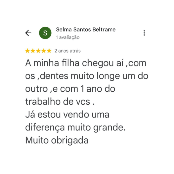 Depoimento de paciente X-Dent São Carlos